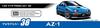Aoshima Bunka Kyozai Scale The Model Car Series 38 Mazda PG6SA 1992 Plastic Model 1/24 No. AZ-1