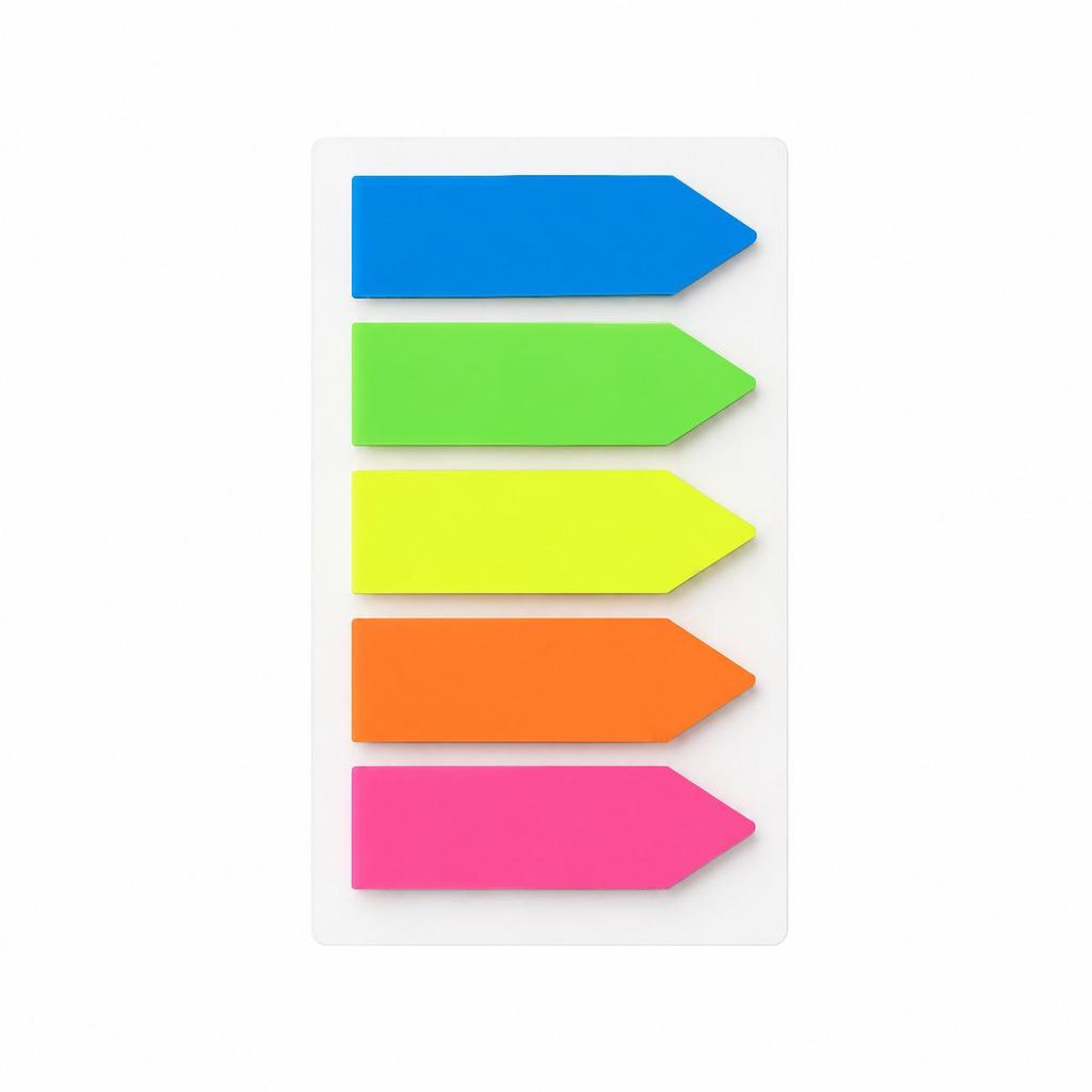 Waterproof Writable Sticky Note Labels - Portable Index & Memo Stickers