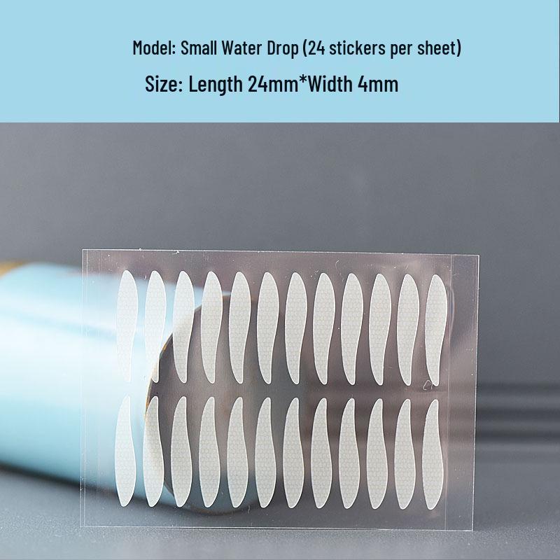 Matte Invisible Double Eyelid Stickers for Natural Look - Small Wings, High Adhesion, Seamless for Swollen Eyelids.