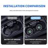 2026 Hot Car Coaster Water Cup Non-Slip Silica Gel Pad Holder Mat For Skoda Fabia 1 2 Octavia A7 6Y NJ3 RS Superb Rapid Yeti Kar