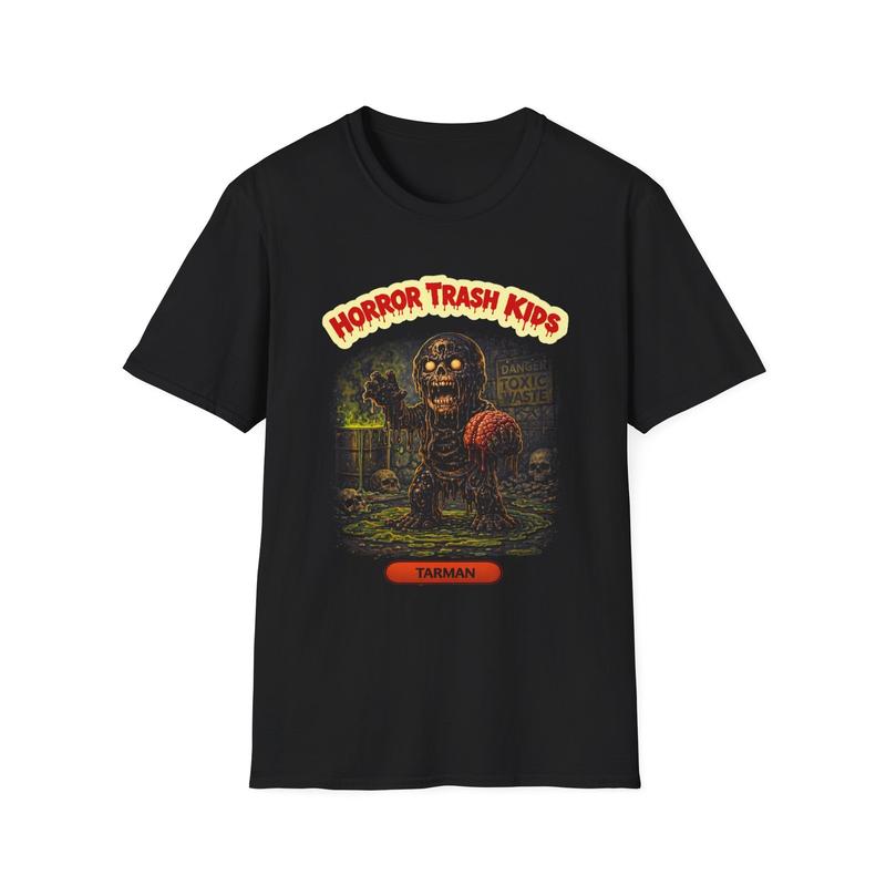 Horror Trash Tarman Unisex T-Shirt| Retro Monster  Design S