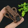Natural Bloodstone Gemstone Handmade Copper Wire Wrap Gift Pendant 2 S4Z37