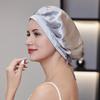 Silk Nightcap for Women's Hair Care - Adjustable, No-Mark Mulberry Silk Shower & Home Cap