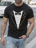 Originelles Smoking-Grafik-T-Shirt - Schwarze formelle Kleidung mit ...
