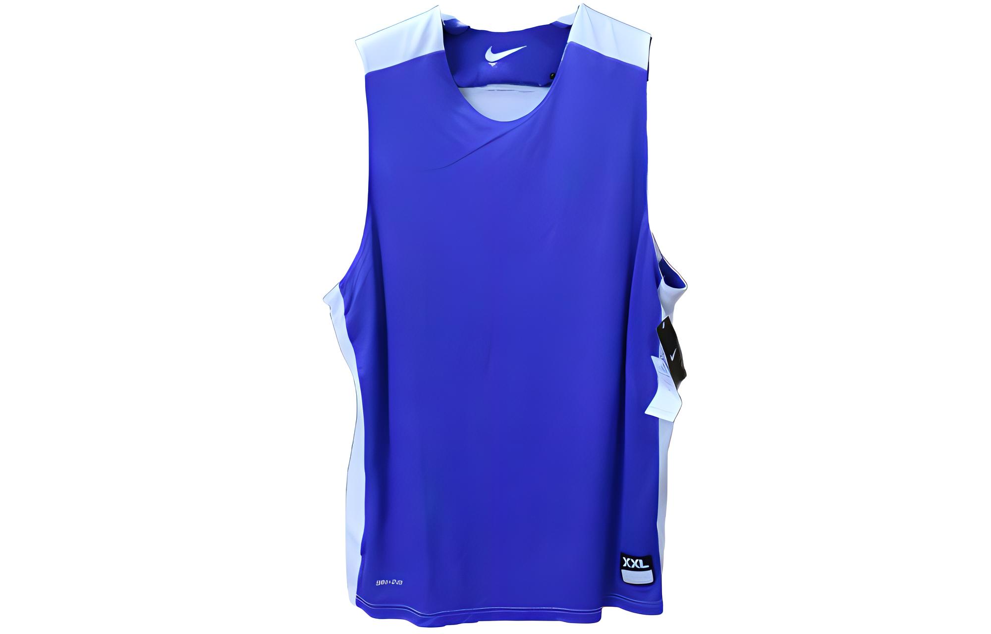 Nike T Shirts Men s Dark Blue Crew Neck Moderate Straight Fit 631064-420 M
