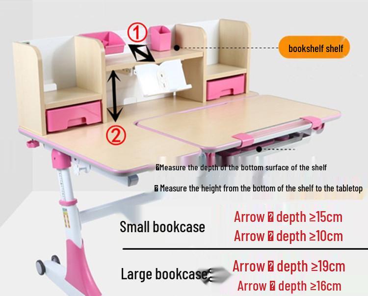 Multifunctional Children's Reading & Writing Bookstand with Bookend and Clip Baffle