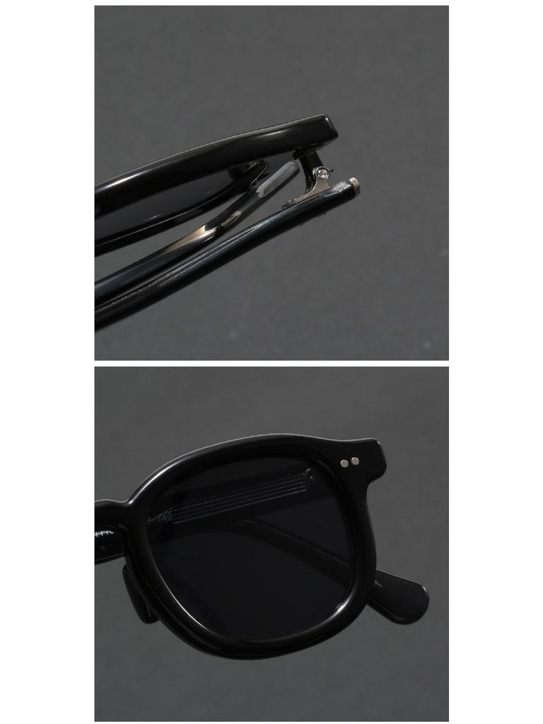 Retro Square Sunglasses Propionate Pin Durable Men and Women Same Fashion Glasses