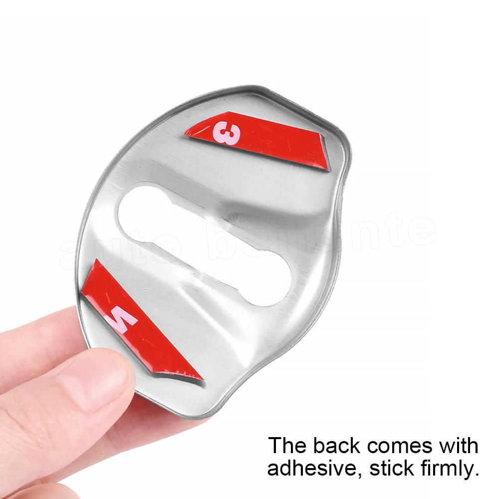 For Tesla Model 3 Model Y 4Pcs Door Lock Cover Protector Latches Door Stopper Covers Set 4 Interior