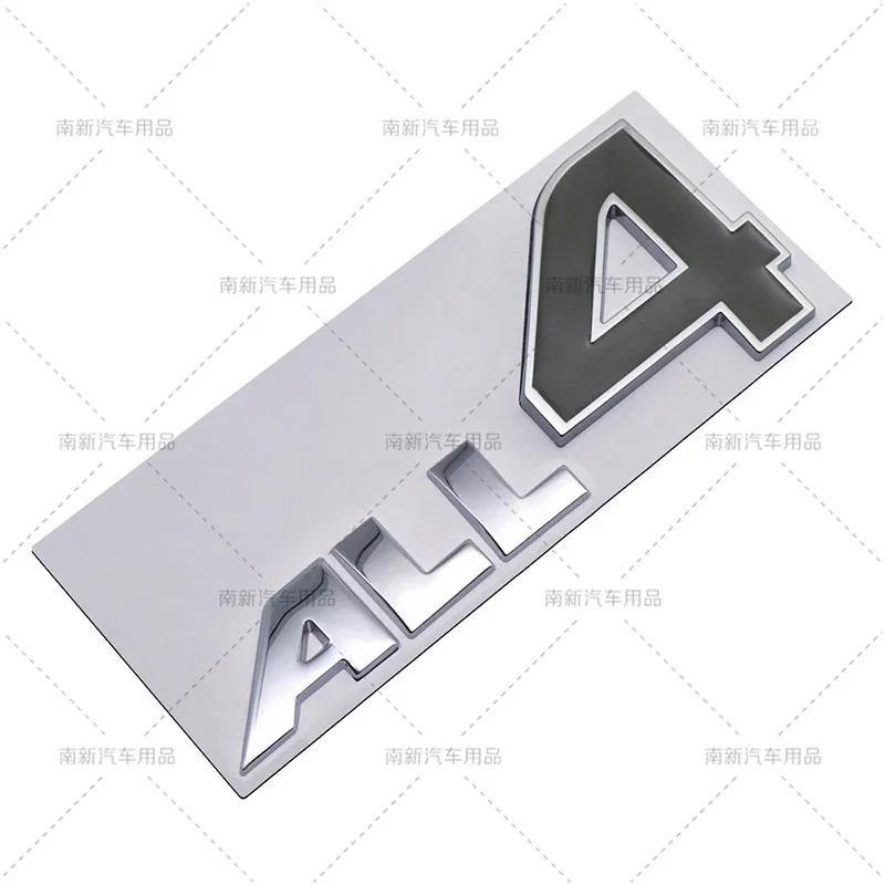 3D Metal Car Styling ALL4 Letters Door Fender Emblem Rear Badge Sticker for MINI R60 R61 F60 F54 R56 R57 Cooper S Countryman