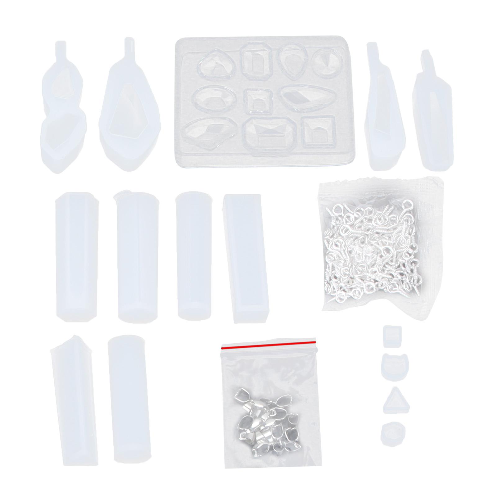 

125Pcs Silicone Molds Set Easily Demoulding Complete Tools Durable Safe Jewelry Mold for DIY Jewelry Craft Making