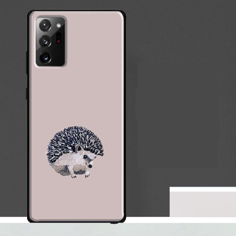 Cute Hedgehog Case For Samsung Galaxy S25 Ultra S23 S22 S21 S24 Ultra S9 S10 S20 Plus S25 FE Phone Cover