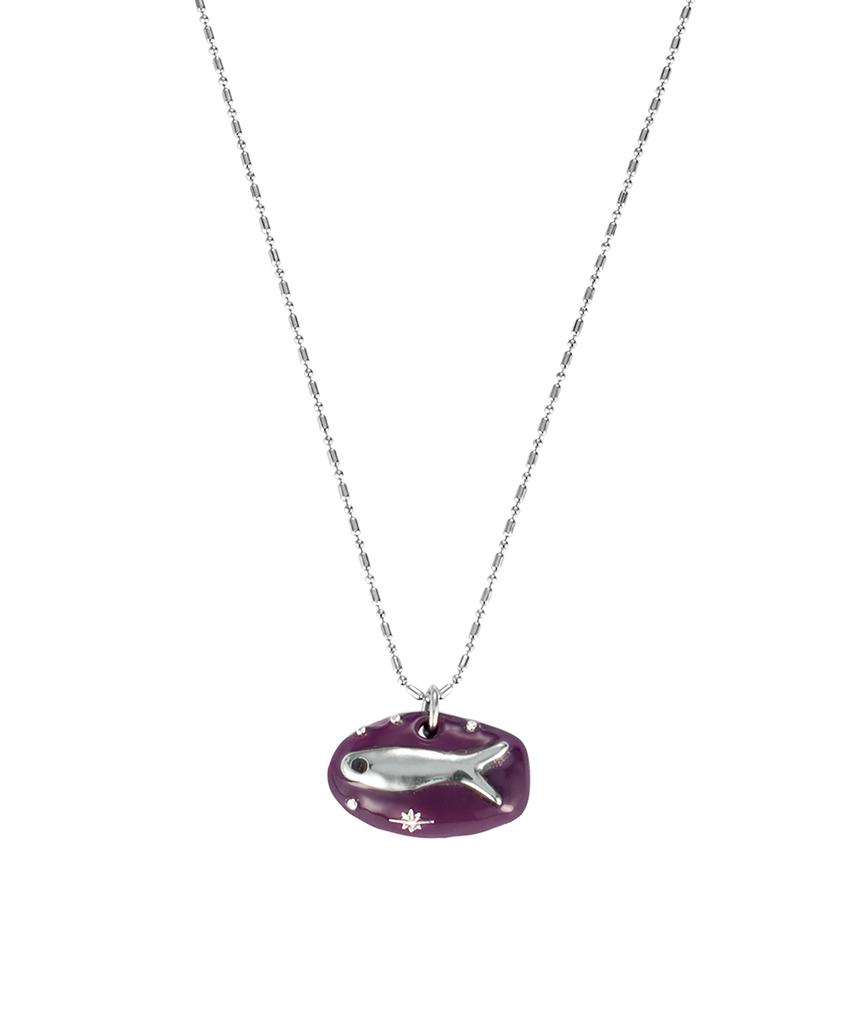 Nff Minnow Necklace-Purple