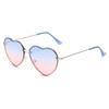 Versatile Frameless Heart-Shaped Sunglasses for Women