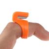 5pcs Sewing Thimble Thread Cutter Rings Anti-slip Plastic Finger Blade Tools for Hand Sewing DIY Craft Embroidery Use