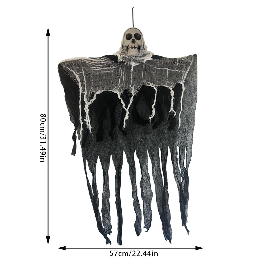 1PCS Halloween Skeleton Ghost Decoration Ghost with LED Halloween Decoration LED String Lights for Outdoor Use In Gardens