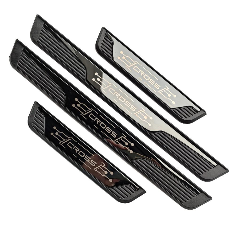 Protector Door Sill For Toyota Tacoma 2024 Accessories Scuff Plate Trim Parts