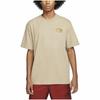 Nike Men's Khaki T-Shirt with Earth Letter Print