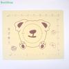 Cute Bear Silicone Baking Mat with Measurements Non-Stick Pastry Mat for Dough Rolling,Bread Making & Kitchen Baking