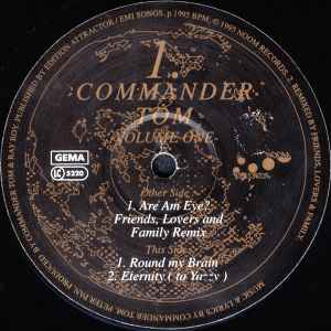 12inch Record COMMANDER TOM - Volume One NOOMUK1201 Noom Records UK 1995 UK Dance & Electronica Used