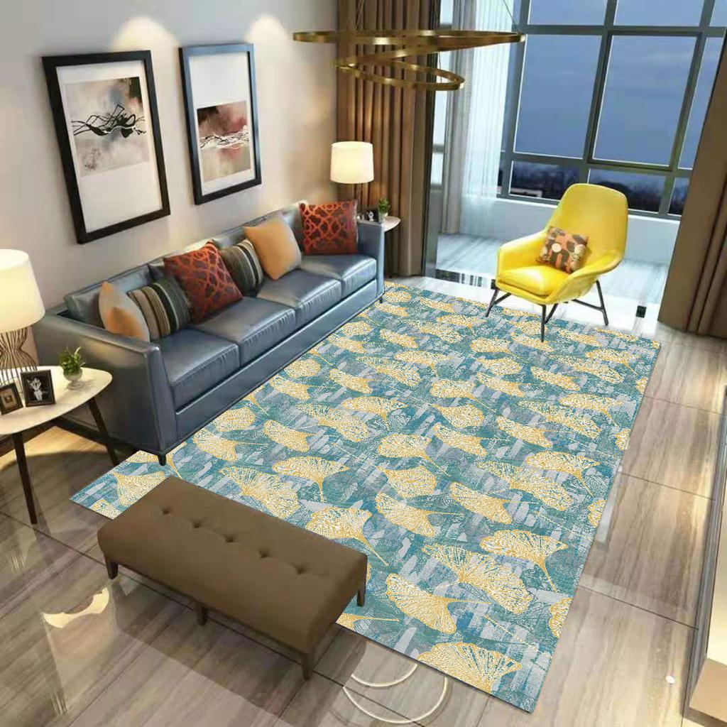 Wohnzimmerteppich Geometrisch Abstrakt Tuschemalerei Teppich Couchtisch Sofa Schlafzimmer Bettvorleger