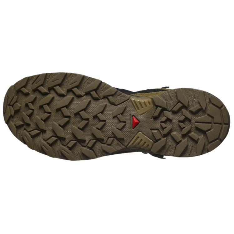 Salomon X Ultra Comfortable Waterproof Hiking Shoes Men Hiking Shoes Black Green L47585700