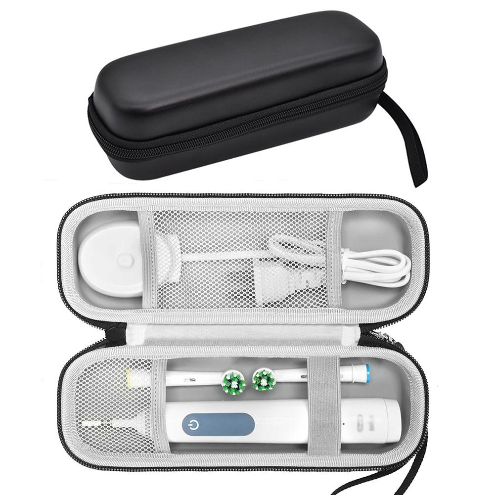 Estojo de Viagem para Escova de Dentes Resistente a Choques Estojo Rígido de Transporte Bolsa de Armazenamento Protetora Rígida Portátil para Oral-B/ Escova de Dentes Elétrica