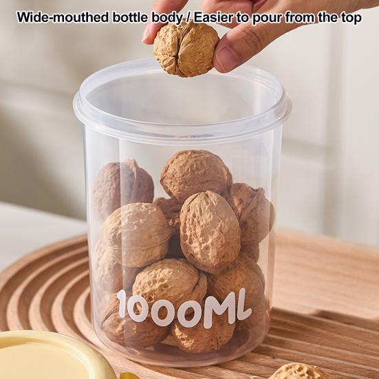 Yousheng Versiegelungsglas Stark feuchtigkeitsdicht Verschluss in Schweinchenform Transparenter Körper Mehrere Größen Küchenvorratsglas