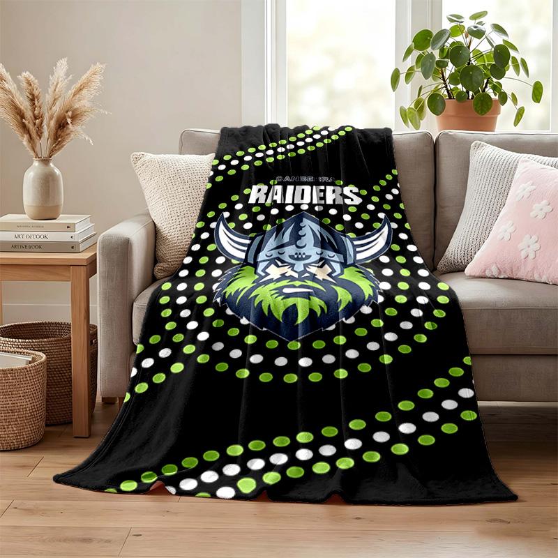 Canberra United blanket Flannel Blanket Soft Cozy Plush Throw for Sofa Bed Lightweight Home Decoration