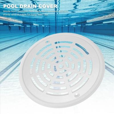 Tampa de Dreno Principal de Piscina em ABS Com Parafusos Grelha Placas de Montagem Inferior Tampa de Saída de Piscina Piscina
