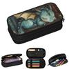 Book And Sleeping Dragon Pencil Cases for Student School Pen Box Pencil Bag Large Storage Pencil Pouch