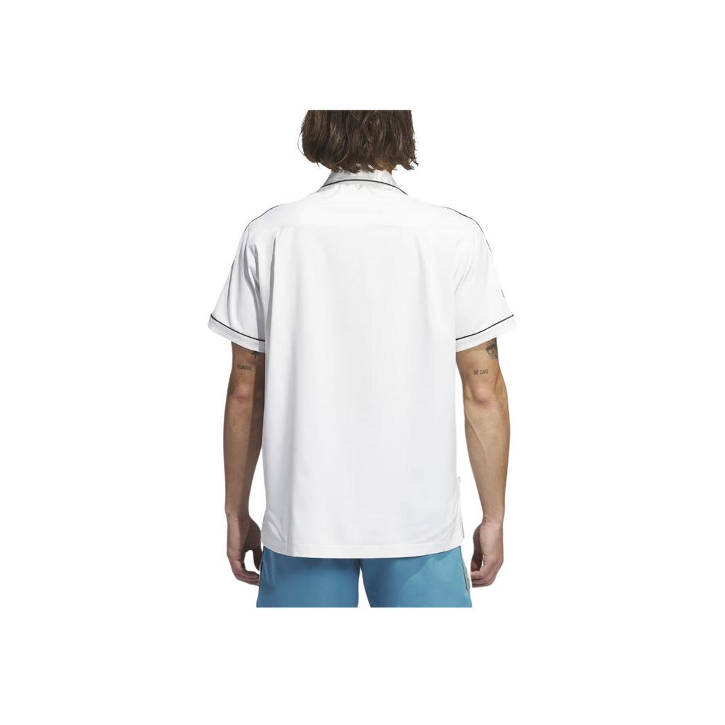 Adidas X CLOT Koszula kręglarska Biała Unisex Streetwear IY8685