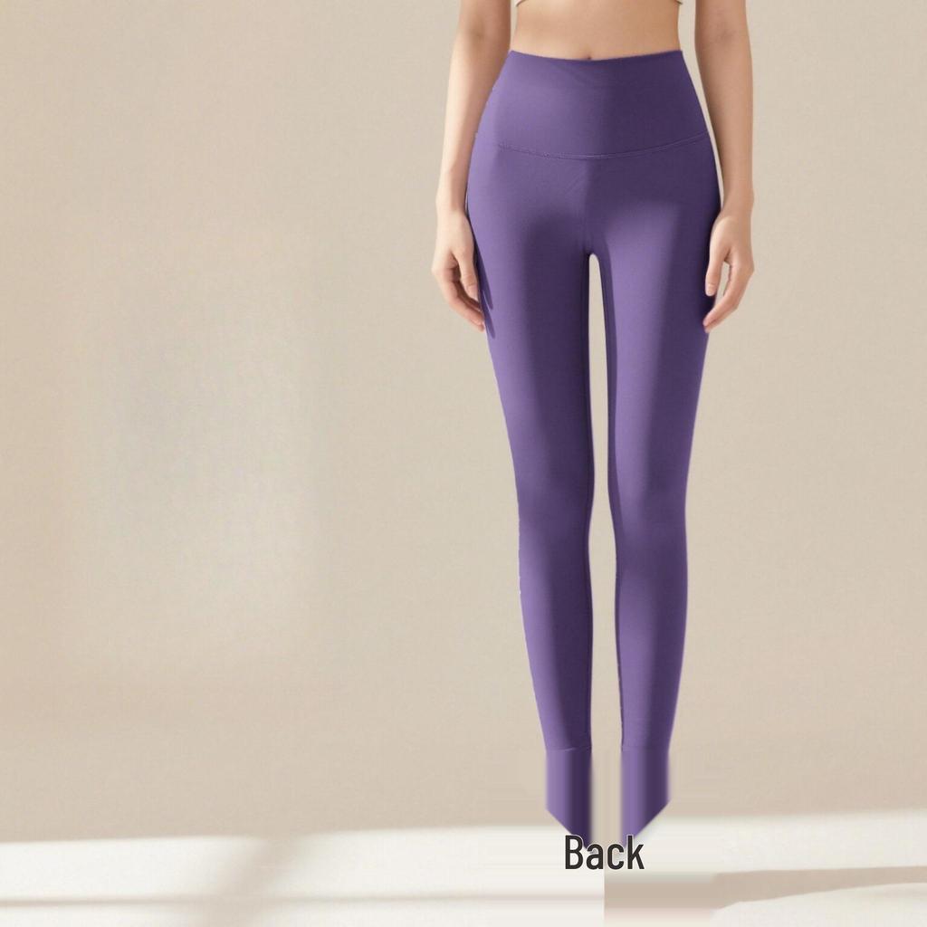 Women's Quick-Dry High-Waist Yoga Pants – Breathable, Nude-Feel, Hip-Lifting Tights for Spring/Summer