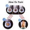 Pet Cat Toilet Traine Instead of Litter Bowl Spare Tray White Tray+rail Inner Support 2 Piece Set
