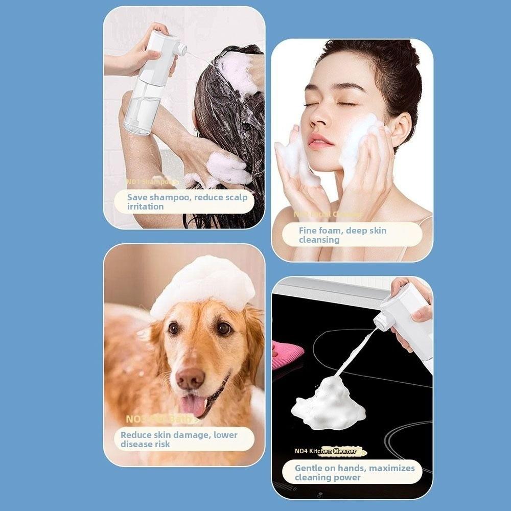 Refillable Foaming Soap Dispenser Rechargeable Gel Foaming Machine Foam Hand Dispenser  Kitchen Use