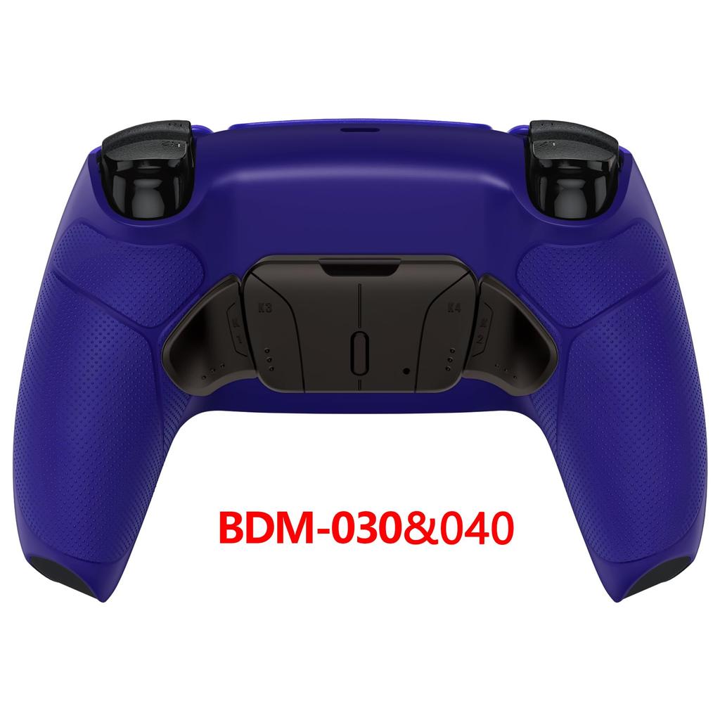 Not a eXtremeRate RISE4 Metal Back Remap Kit for PS5 Controllers and Upgrade Board with Back Rubber and Black 4 Back Buttons Controller. (RMB)