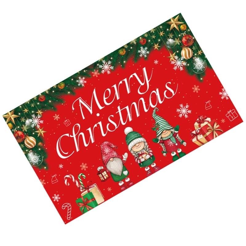 Christmas Scene Backdrop Polyester Cloth For Holiday Decoration and Photography