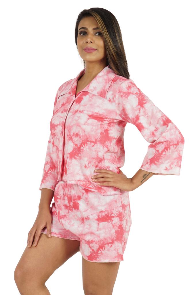 Phagun Printed Loungewear Set For Women 2 Piece Nightwear Cotton Top &