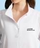 Leijibi [Set] Techflow Hydro Stand Neck Zip-Up Rash Guard + Swim Shorts Set M White