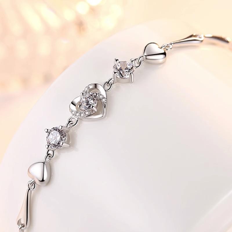 City Love Heart Bracelet - Korean Style, Simple and Unique Jewelry Gift for Girlfriend, INS Style Accessories