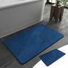 Bath Mat Non Slip Rug, Quick Dry Absorbent Thin Bathroom Rugs Washable Shower Rug Compatible with Bathtub, Shower Room, Sink, 15.75x23.62 Inch