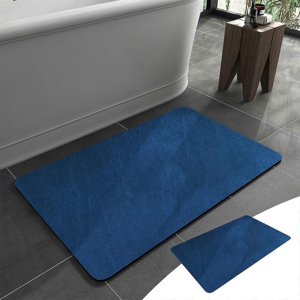 Bath Mat Non Slip Rug, Quick Dry Absorbent Thin Bathroom Rugs Washable Shower Rug Compatible with Bathtub, Shower Room, Sink, 15.75x23.62 Inch