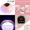Professional 54w Nail Polish Dryer Lamp With 18 Led Uv Gel Acrylic Curing Light