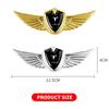 Car Styling 3D Metal Wings Trunk Side Window Body Sticker Decals For Tesla Model 3 Roadster Y Bonina Juguete Cybertruck Coil S X