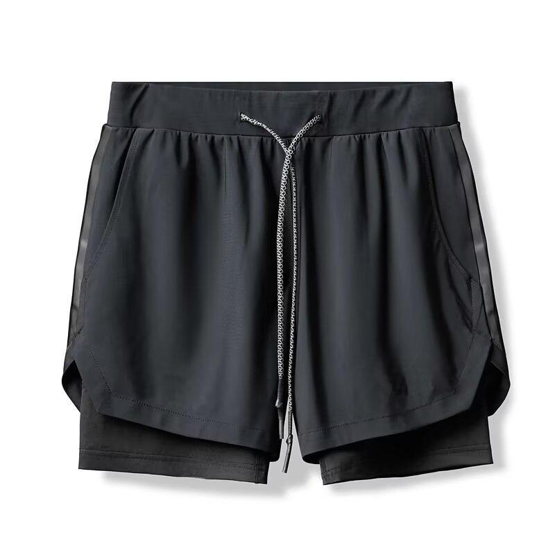 2026 Men s Activewear Fitness Shorts with Double Zippered Pockets Extra Extra Extra Large