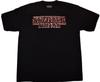Stranger Things Mens Big & Tall Neon Sign Graphic Black Shirt New 3XLT