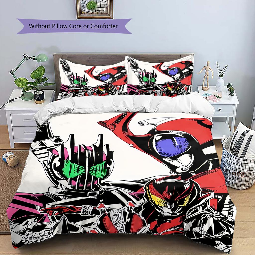 Street Trend Pattern Bedding Set, Urban Fashion Hero Bedroom Decor, Modern Lifestyle Home Gift.chl