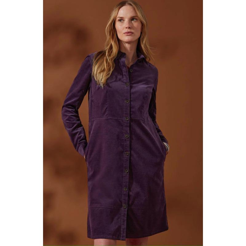 Женский темпераментный элегантный бархатный тренчкот с новой пуговицой, свободный интеллектуальный стиль, платье-рубашка с длинными рукавами