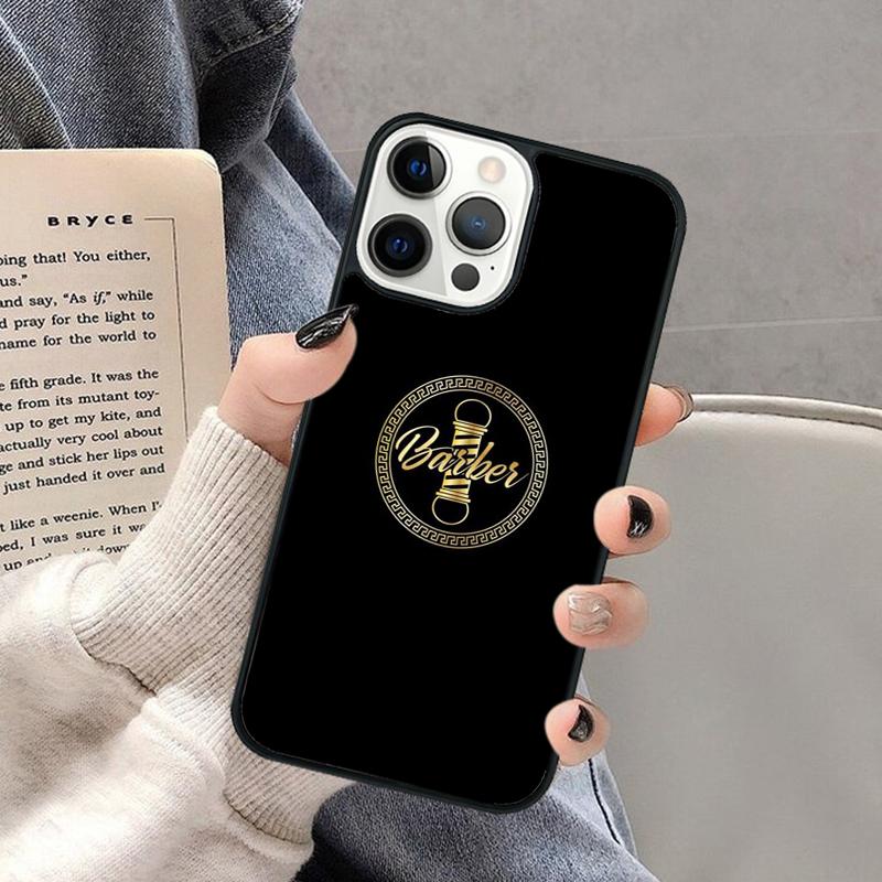 Barber Shop Phone Case for iPhone 17 Air 16 16e 15 Plus for Apple 13 11 12 14 Pro Max Cover coque Shell