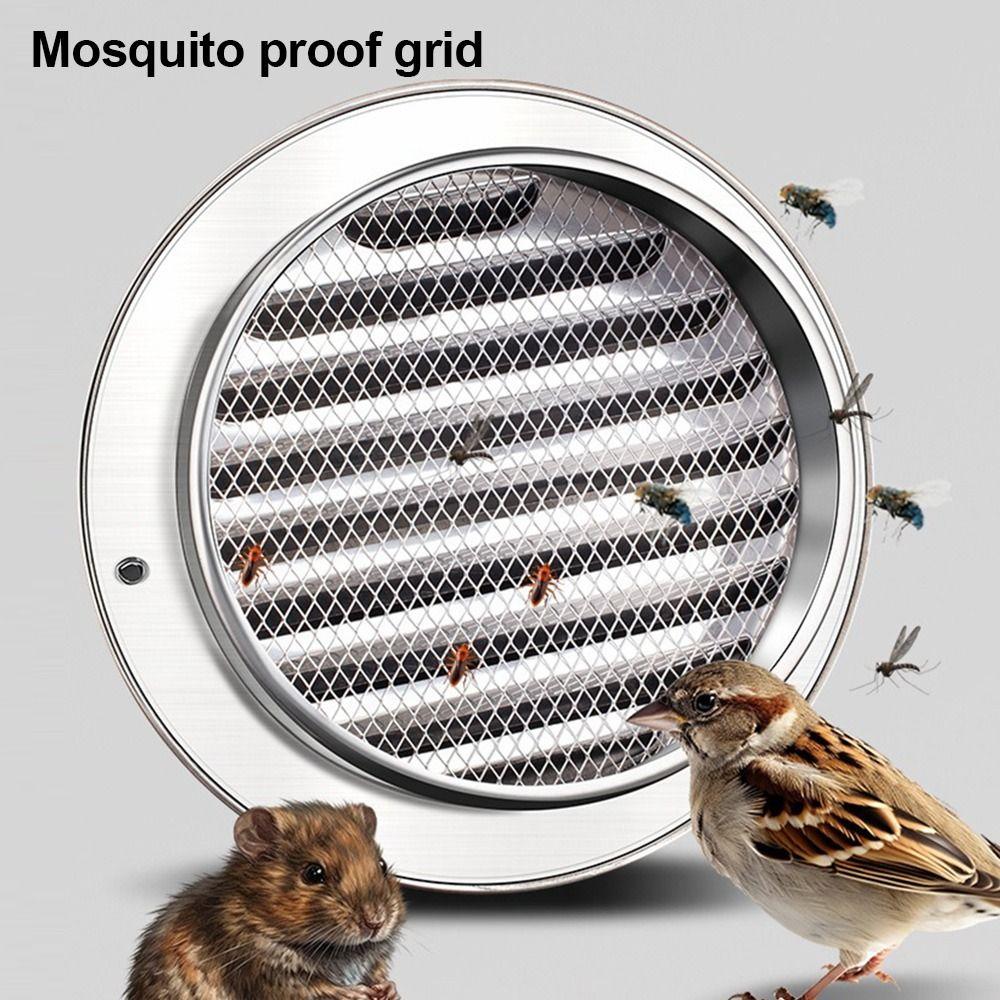 Round Air Ventilation Cover Stainless Steel Air Vent Grille Ventilation Tool Ducting Ventilation