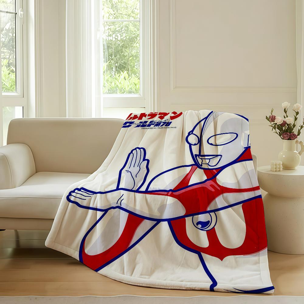 Adventure TV Series U UltraMan Blanket For Sofa Office Bed Plane Travel Sleep Read Relax Camping Soft And Warm